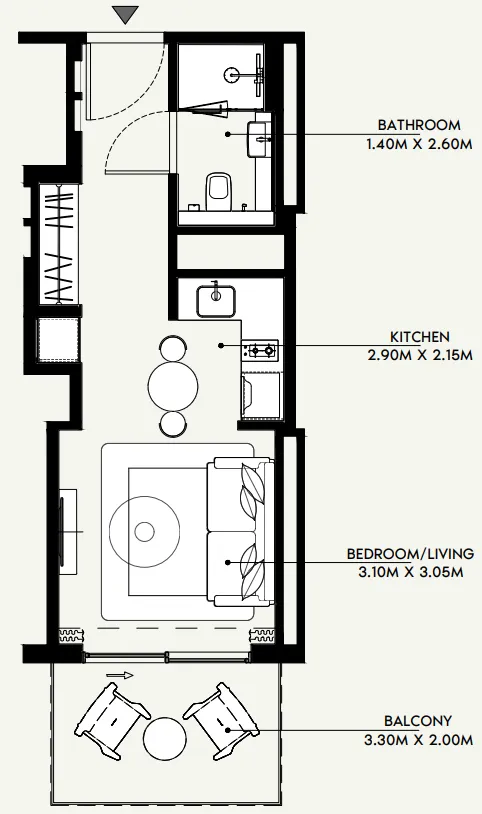 Azizi Azizi Venice floor plan
