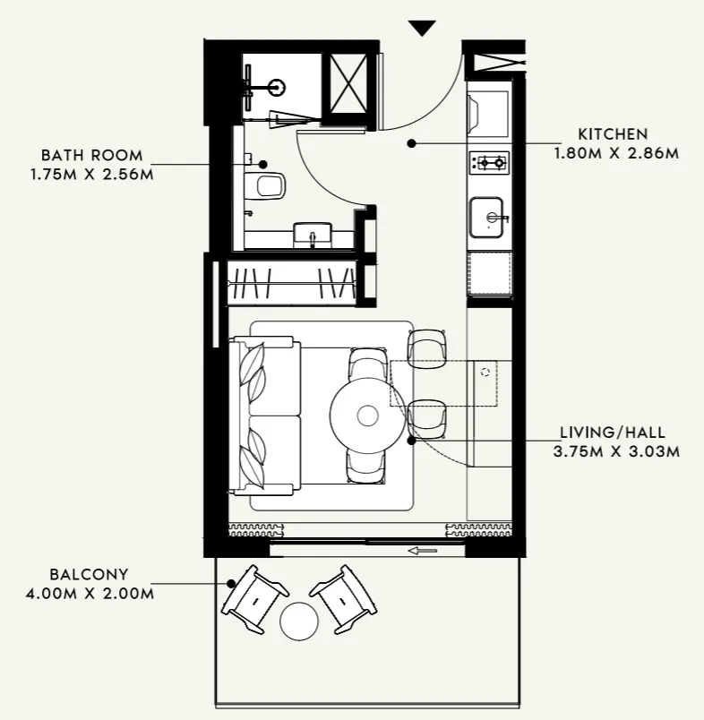 Azizi Azizi Venice floor plan