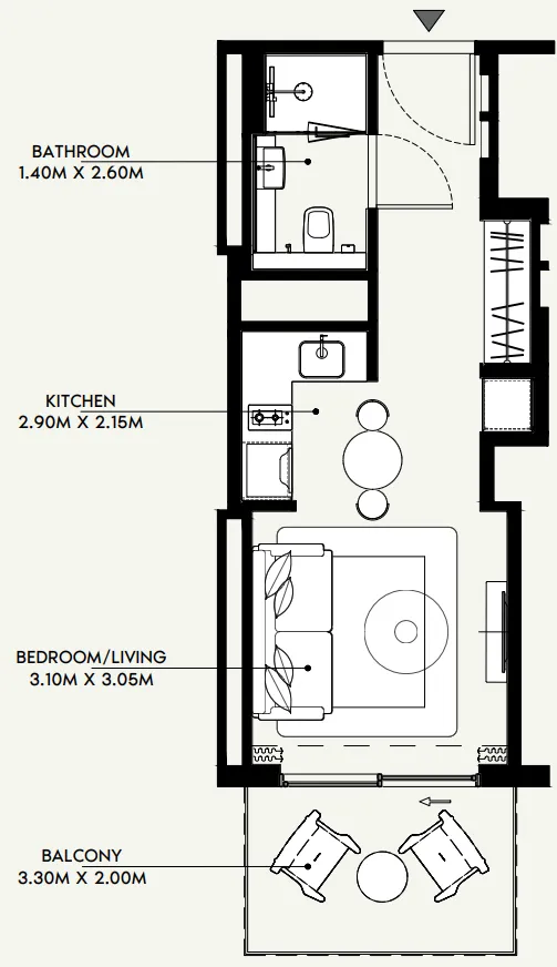 Azizi Azizi Venice floor plan