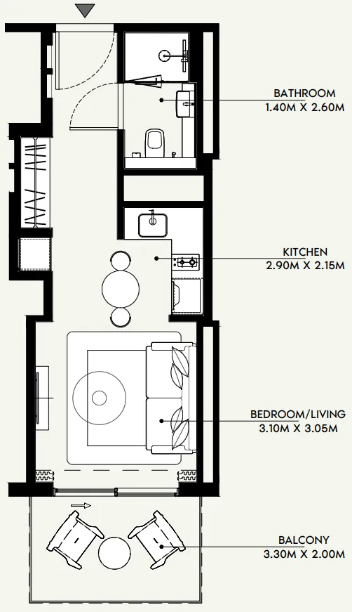 Azizi Azizi Venice floor plan