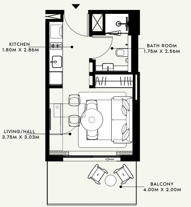 Azizi Azizi Venice floor plan
