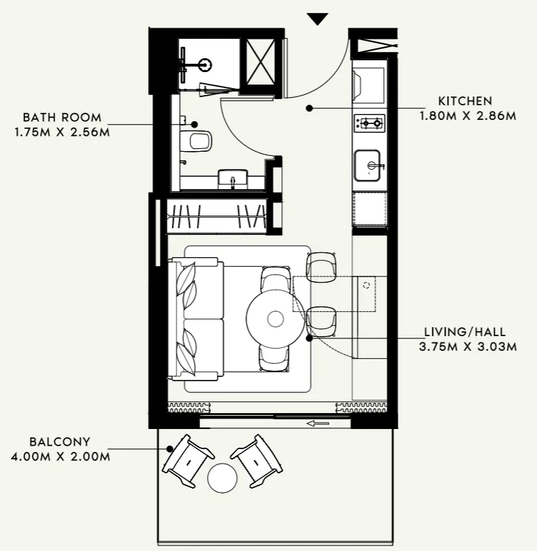 Azizi Azizi Venice floor plan