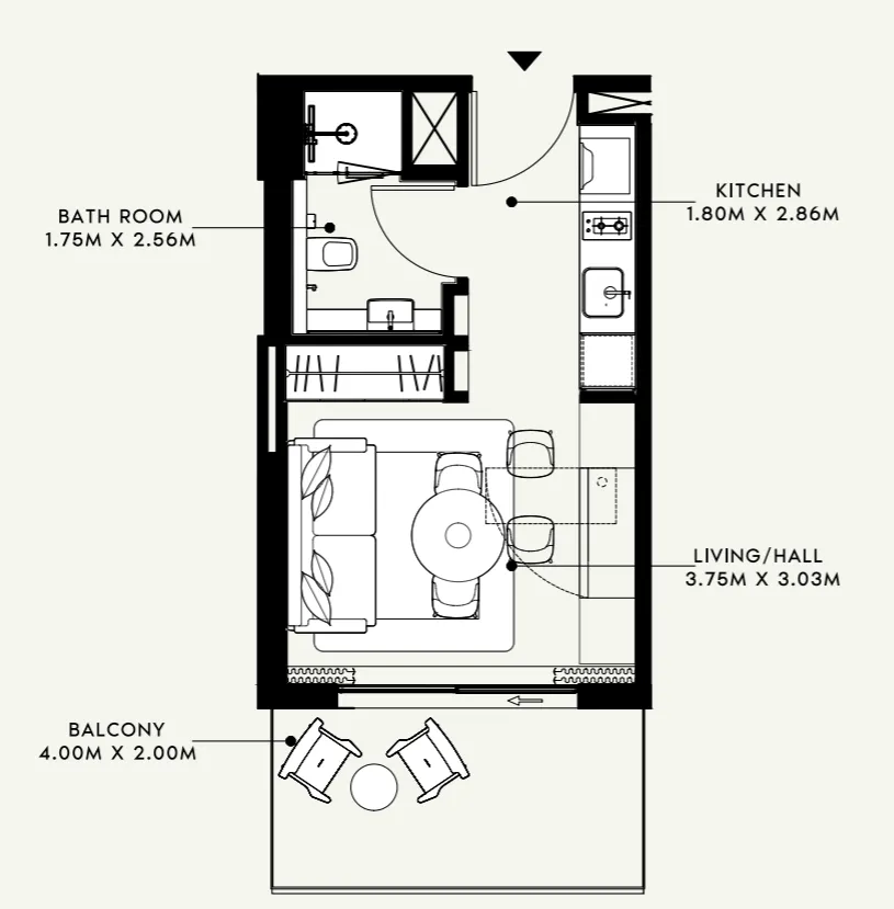Azizi Azizi Venice floor plan
