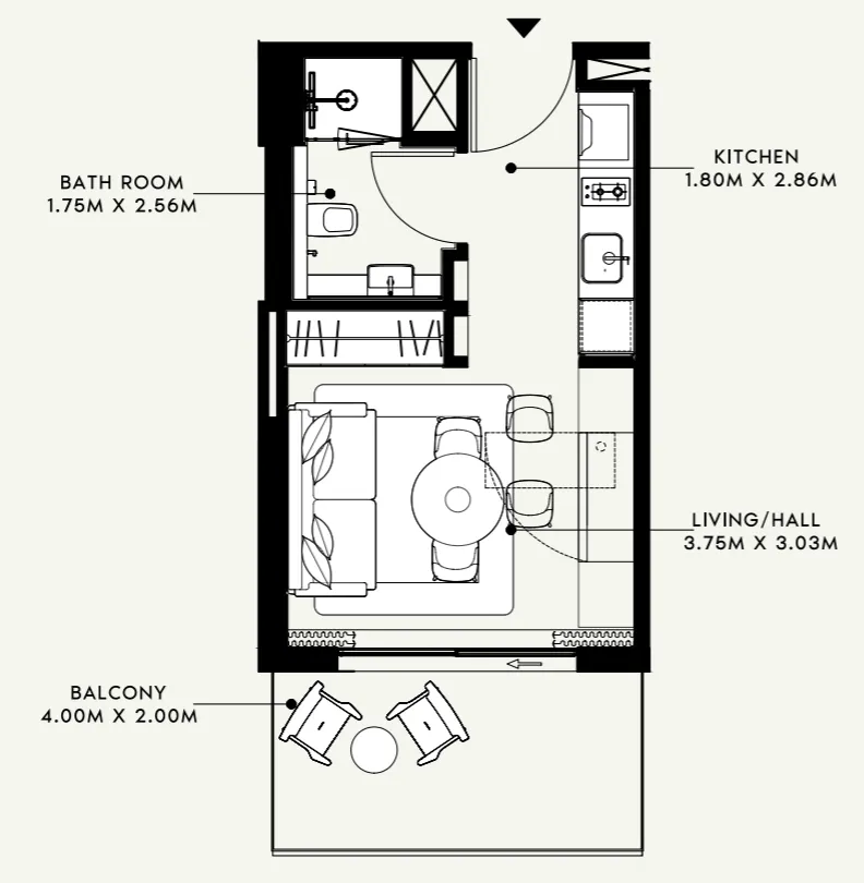 Azizi Azizi Venice floor plan