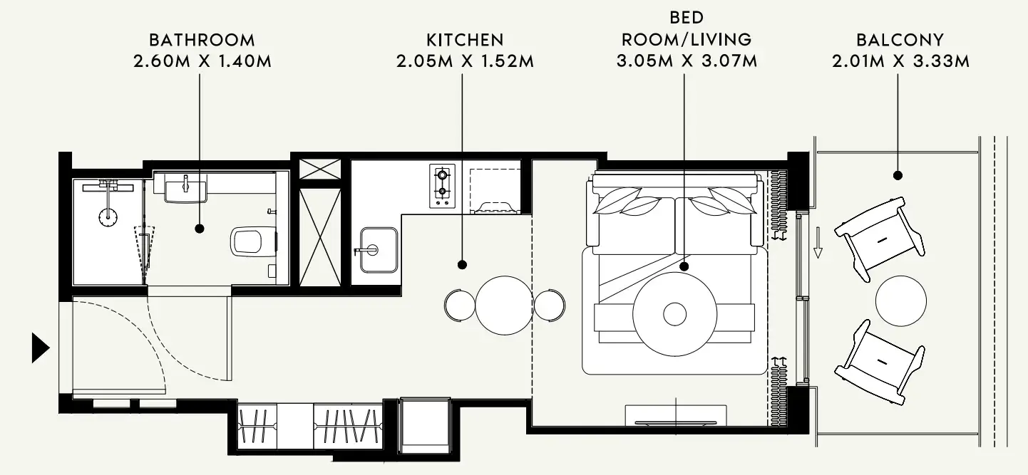 Azizi Azizi Venice floor plan