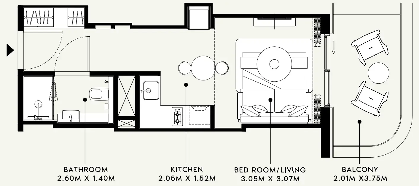Azizi Azizi Venice floor plan