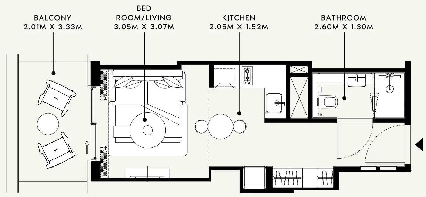 Azizi Azizi Venice floor plan