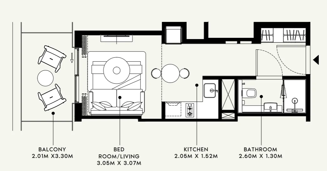Azizi Azizi Venice floor plan