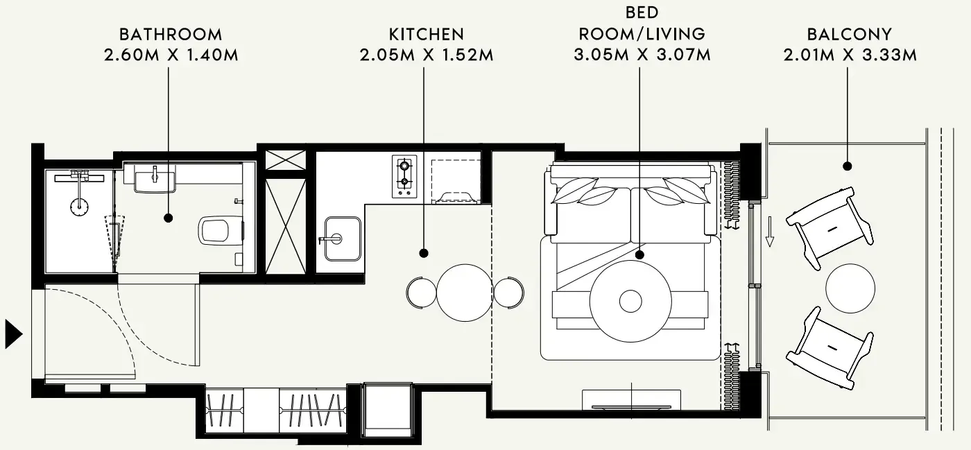 Azizi Azizi Venice floor plan