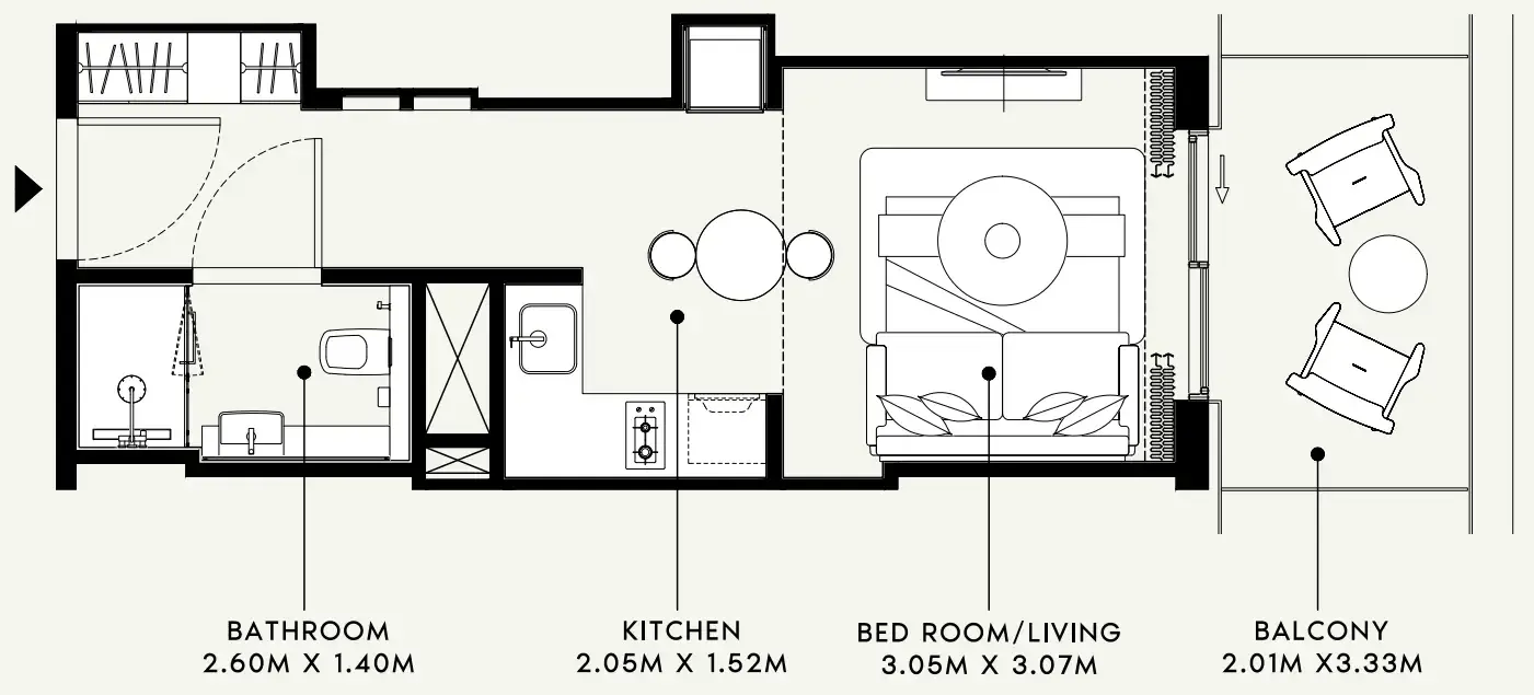 Azizi Azizi Venice floor plan