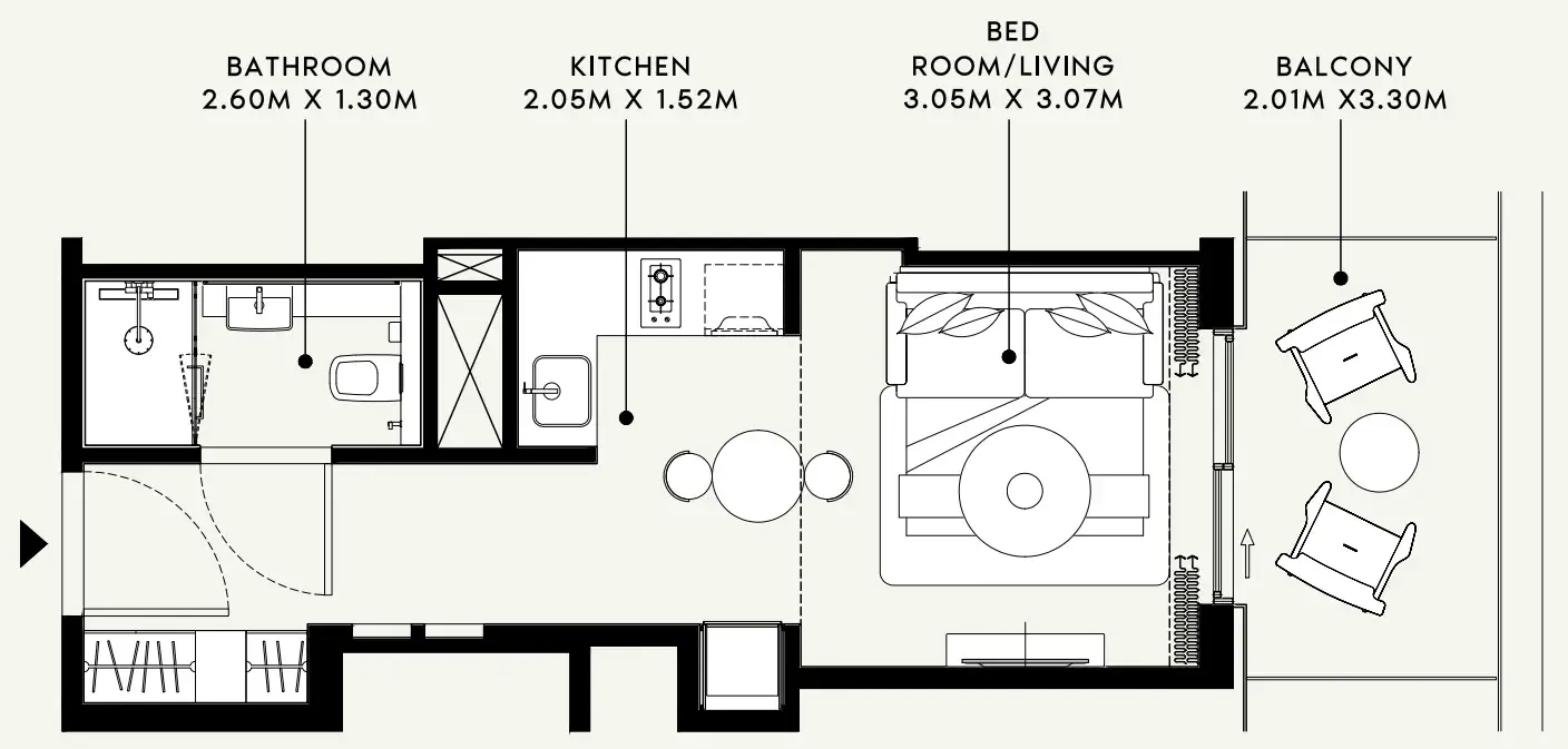 Azizi Azizi Venice floor plan