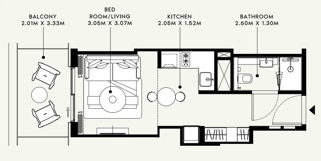Azizi Azizi Venice floor plan