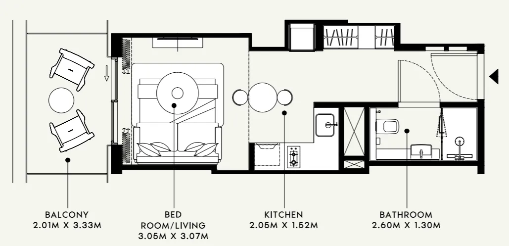 Azizi Azizi Venice floor plan