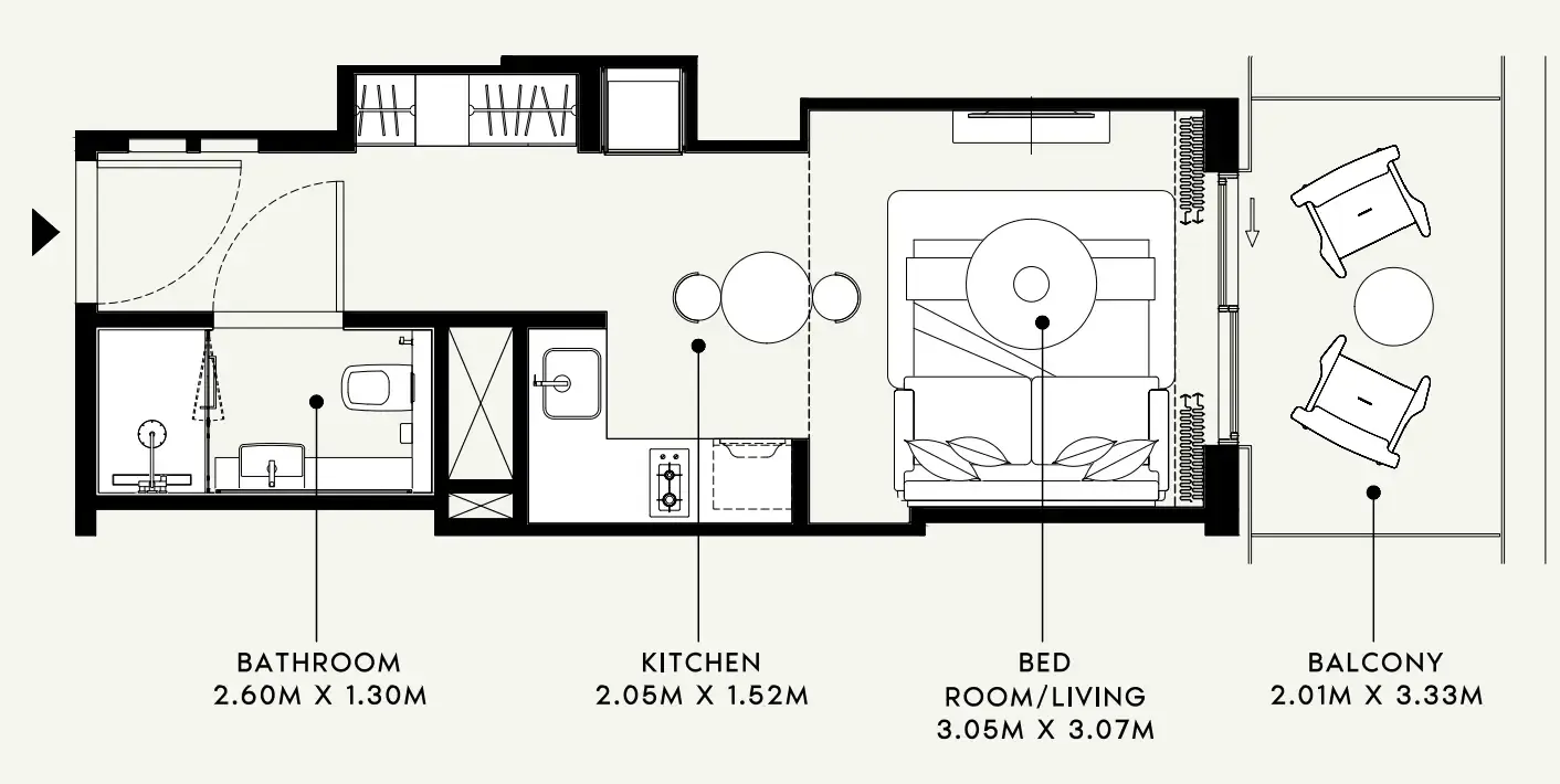 Azizi Azizi Venice floor plan