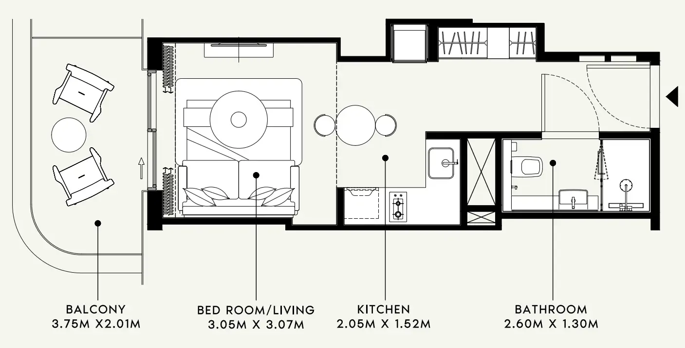 Azizi Azizi Venice floor plan