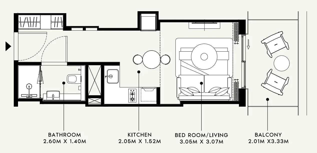Azizi Azizi Venice floor plan