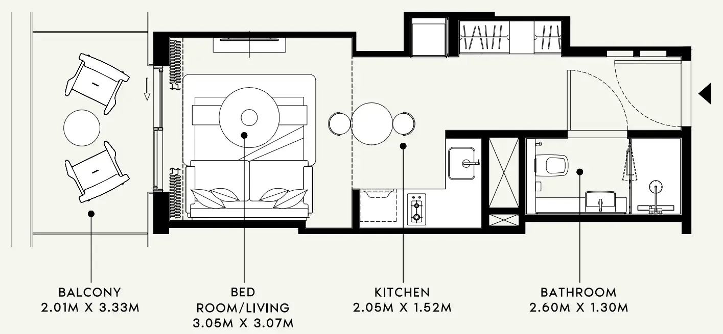 Azizi Azizi Venice floor plan
