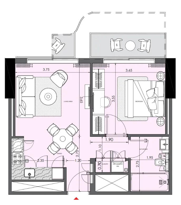 Azizi Azizi Wasel floor plan