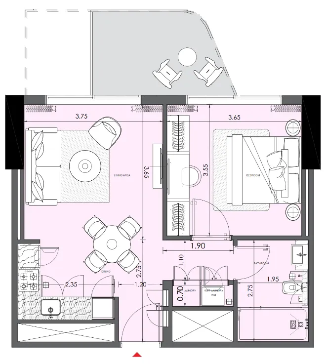 Azizi Azizi Wasel floor plan