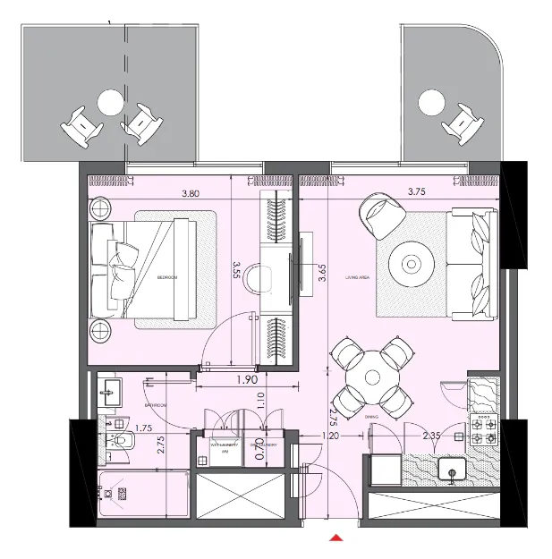 Azizi Azizi Wasel floor plan