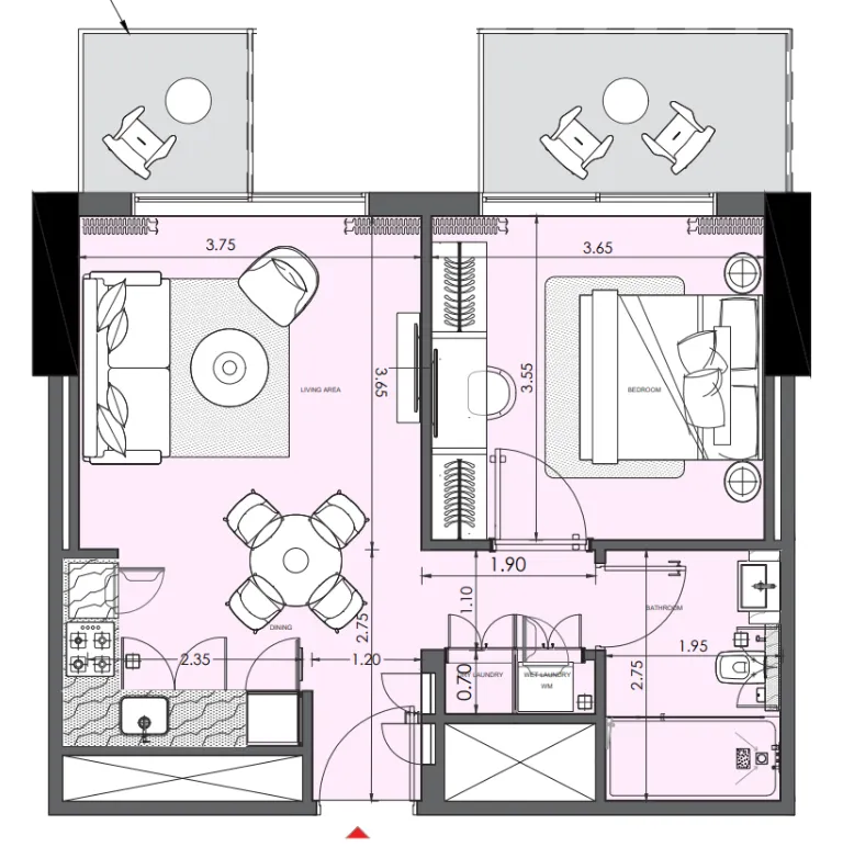 Azizi Azizi Wasel floor plan