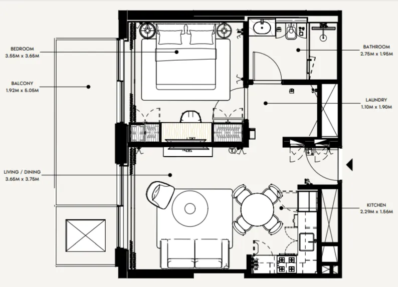 Azizi Azizi Wasel floor plan