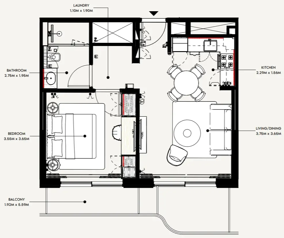 Azizi Azizi Wasel floor plan