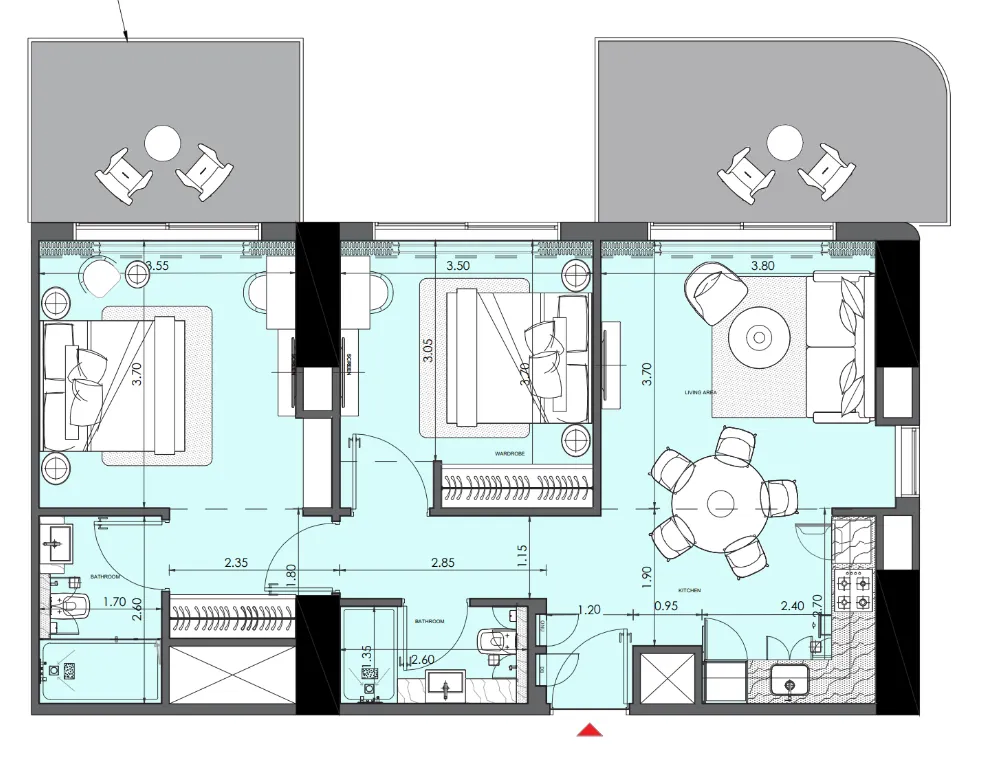 Azizi Azizi Wasel floor plan