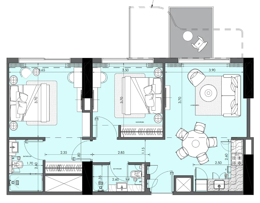 Azizi Azizi Wasel floor plan