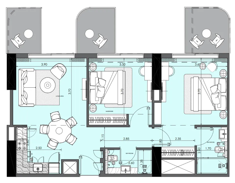 Azizi Azizi Wasel floor plan