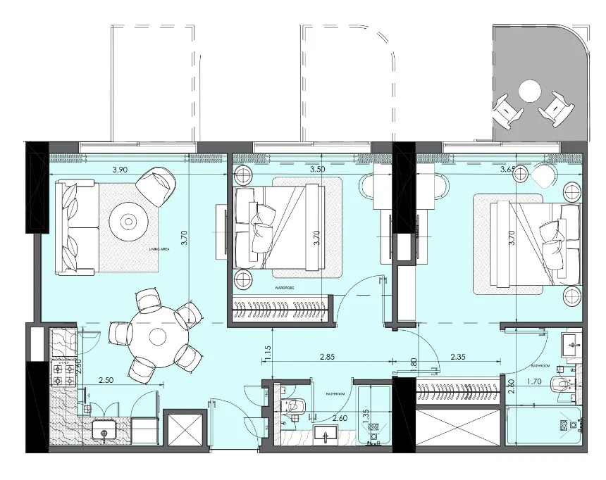 Azizi Azizi Wasel floor plan