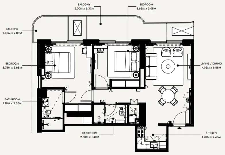 Azizi Azizi Wasel floor plan