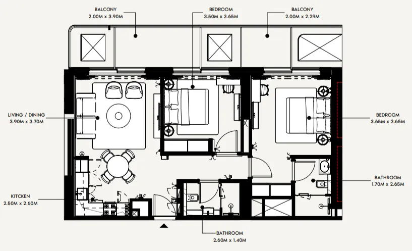 Azizi Azizi Wasel floor plan