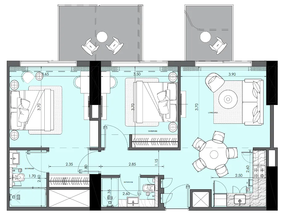 Azizi Azizi Wasel floor plan