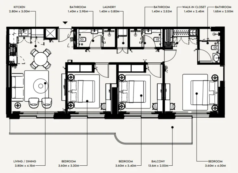 Azizi Azizi Wasel floor plan