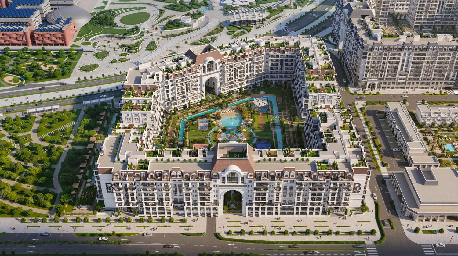 Exterior at Bab Al Qasr Garden Residences 65 in Abu Dhabi Abu Dhabi