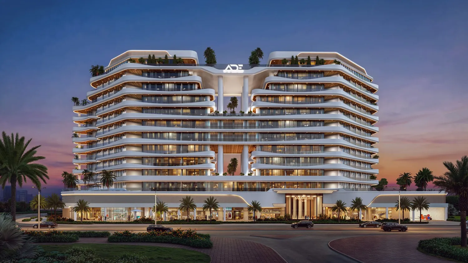 Exterior at Barari Gate by ADE in Majan Dubai