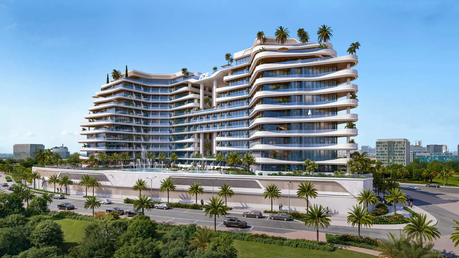 Exterior at Barari Gate by ADE in Majan Dubai