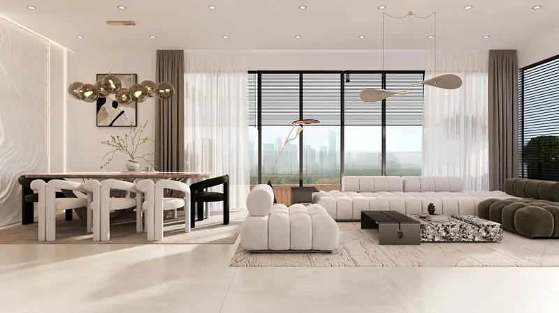 Interior at Barari Gate by ADE in Majan Dubai