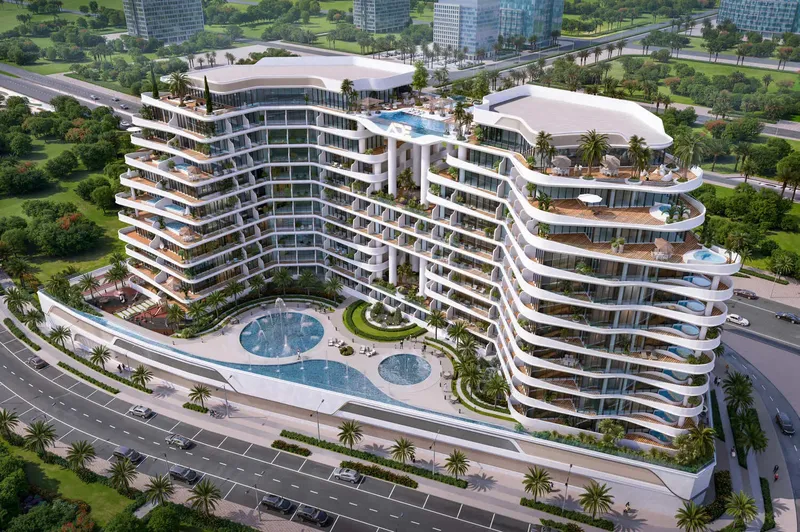 Exterior at Barari Gate by ADE in Majan Dubai