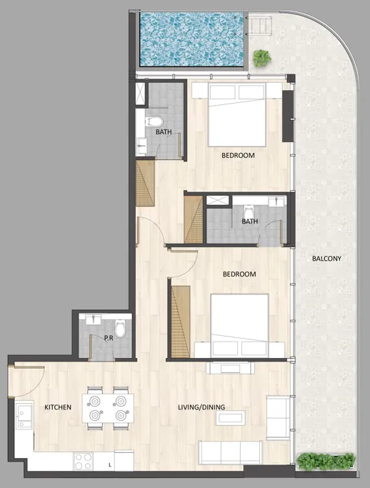 ARY & MAZ Developments Barari Palace floor plan