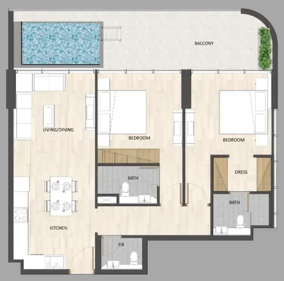 ARY & MAZ Developments Barari Palace floor plan
