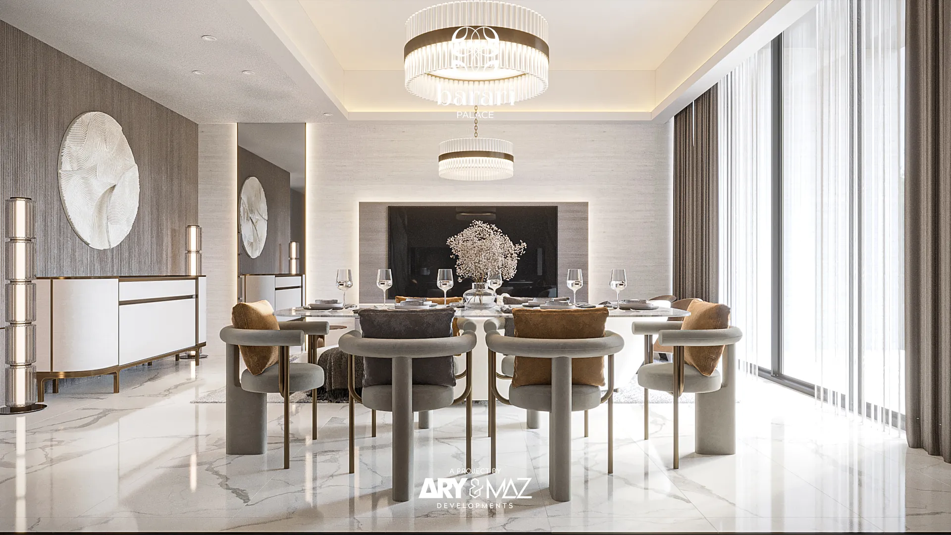 ARY & MAZ Developments Barari Palace Interior
