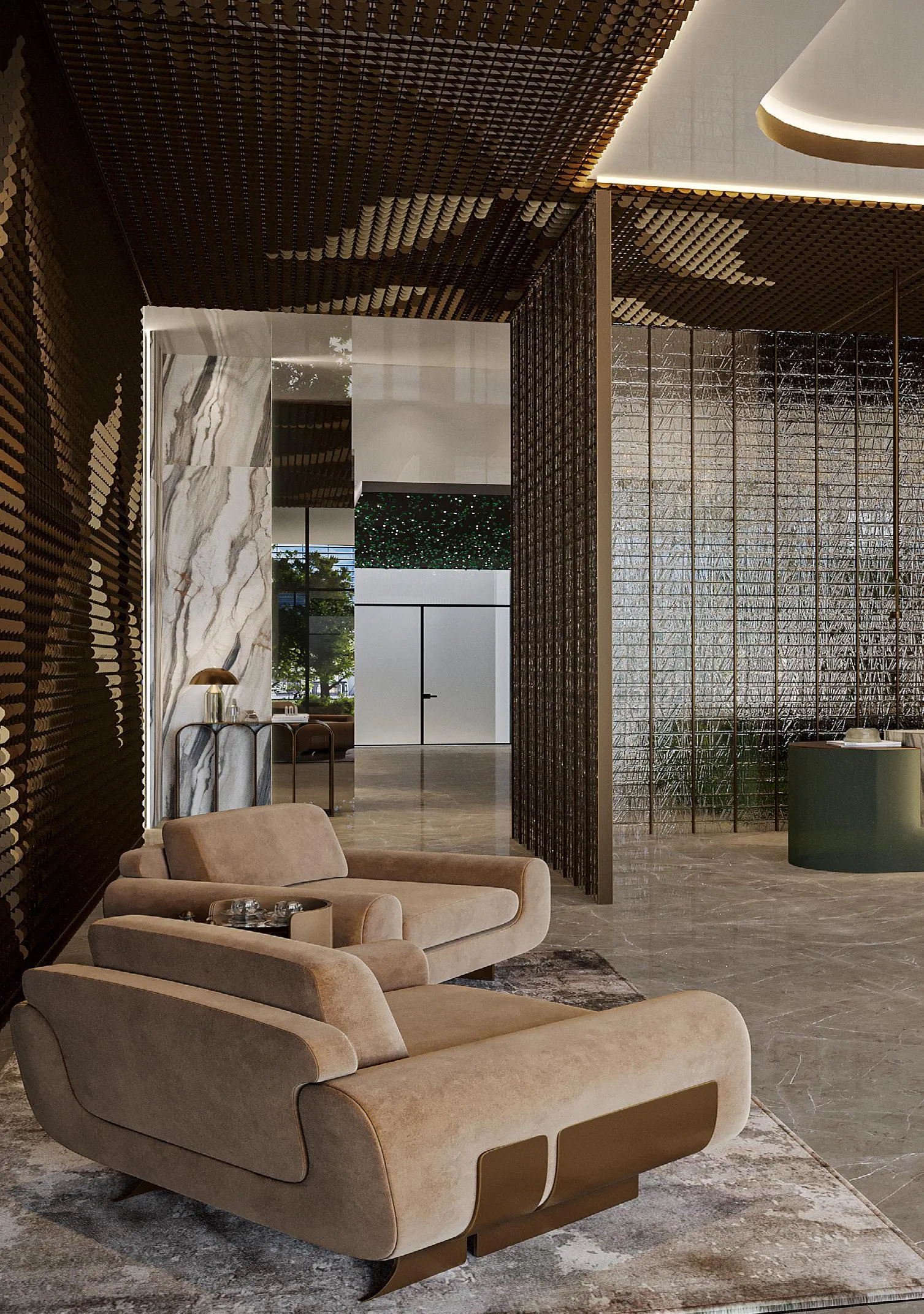ARY & MAZ Developments Barari Palace Lobby