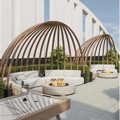 Barbeque Corner amenity image at Floarea Oasis