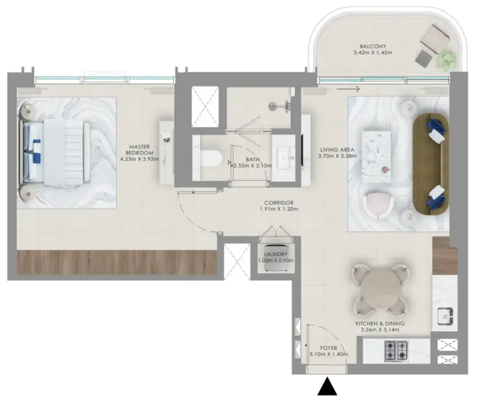 Emaar Baystar by Vida floor plan