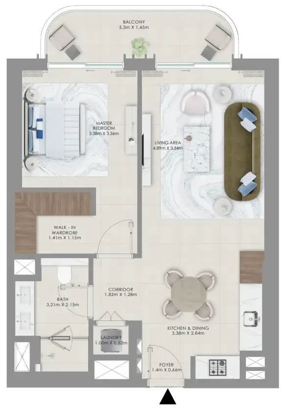 Emaar Baystar by Vida floor plan