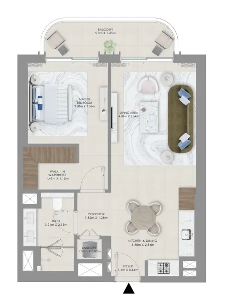 Emaar Baystar by Vida floor plan