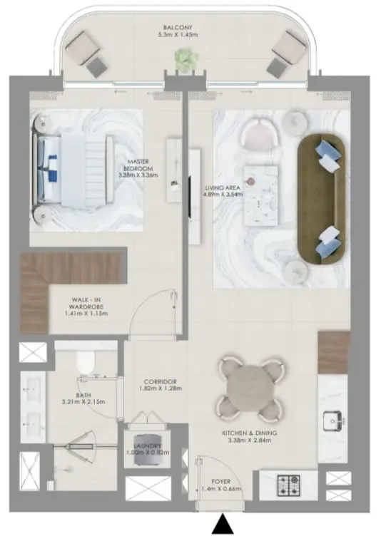 Emaar Baystar by Vida floor plan