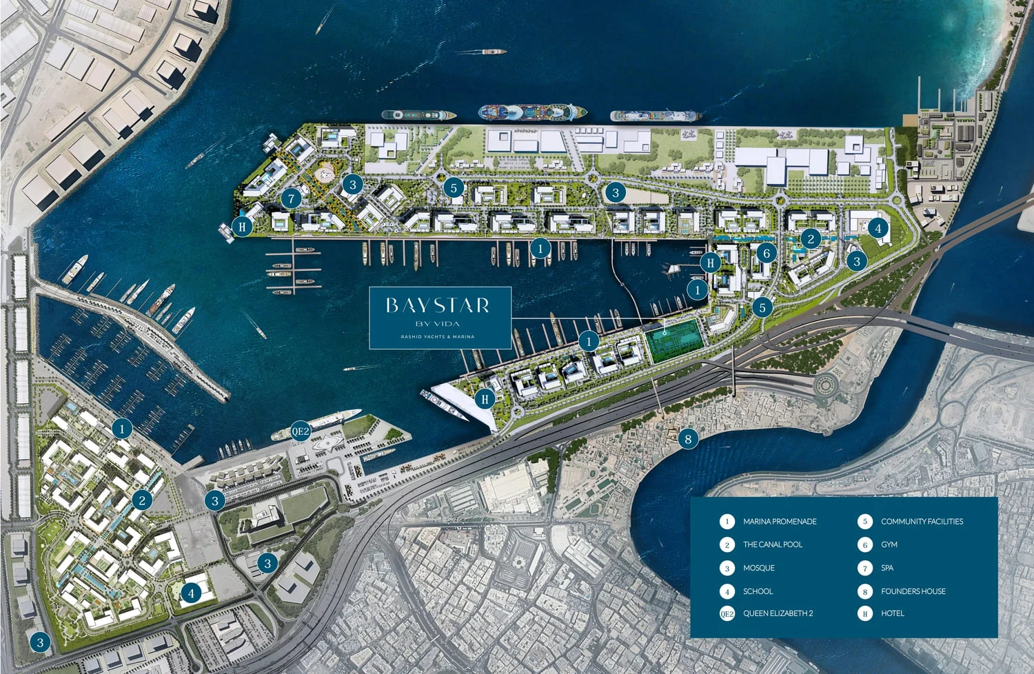 Emaar Baystar by Vida master plan